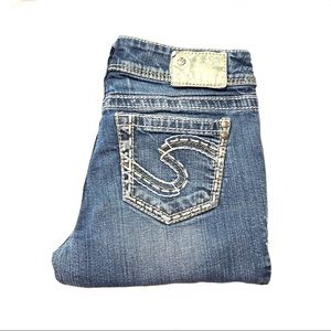 Silver Jeans 29 x 28 1/2 Suki Barely Boot